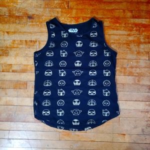 Star Wars tank top black gold